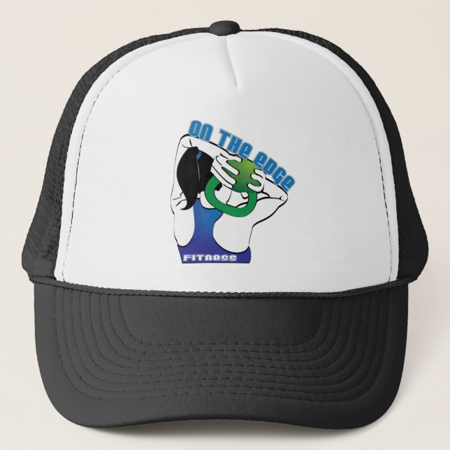 Camionero En el gorra de Kettlebell de la aptitud de The (Anverso)