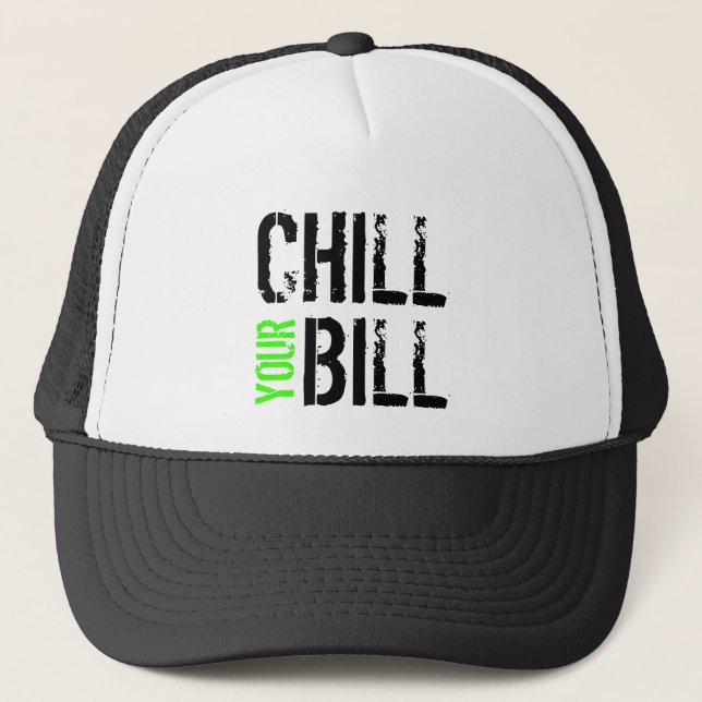 Camionero Enfríe GORRA de Bill (Anverso)