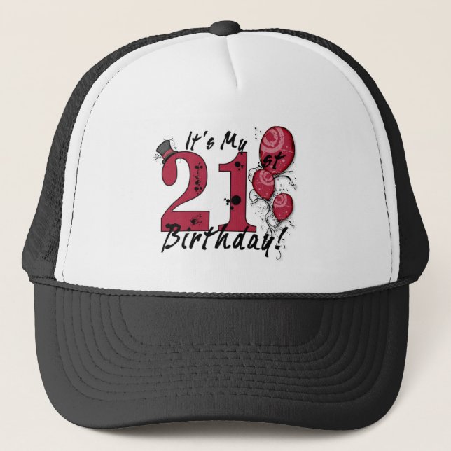 Camionero Es mi gorra de 21 años. (Anverso)