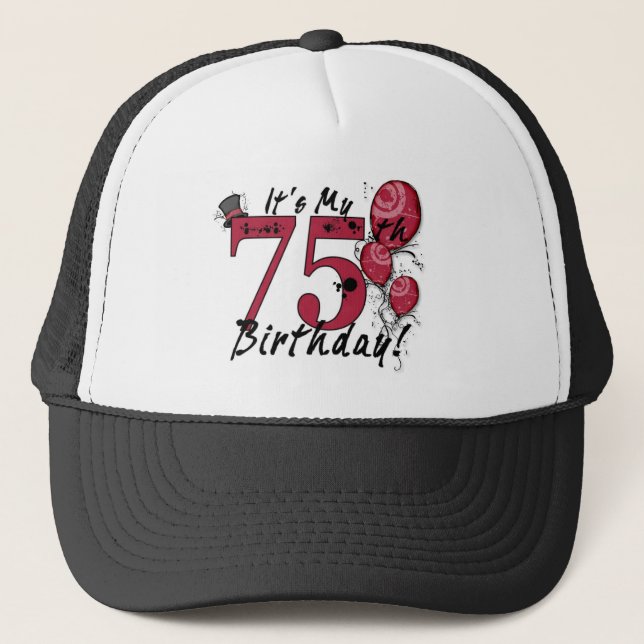 Camionero Es mi gorra de 75 años. (Anverso)