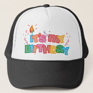Camionero Es mi gorra de las letras del cumpleaños