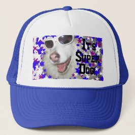 Camionero Es un Super Gorra...¡un Gorra de perro súper *!