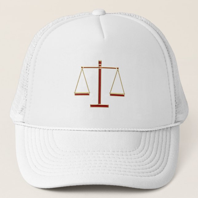 Camionero Escalas de justicia - Gorra (Anverso)