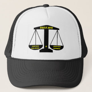 Camionero Escalas del gorra de la justicia de la justicia