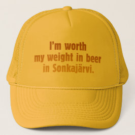 Camionero Esposa de Cerveza Gorra Amarilla