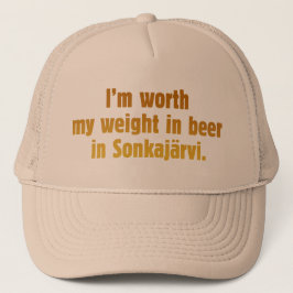 Camionero Esposa de Cerveza Gorra Khaki