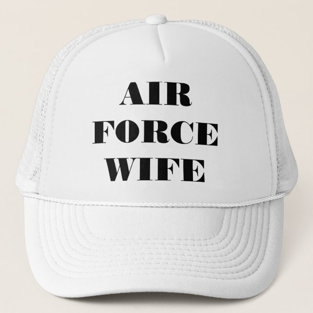 Camionero Esposa de la Fuerza Aérea gorra (Anverso)