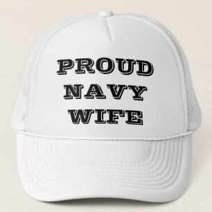 Camionero Esposa de la Marina Orgullosa gorra
