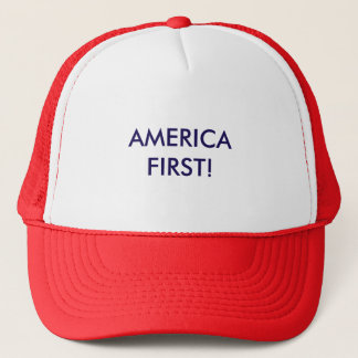 Camionero ¡Estados Unidos primero! Gorra de béisbol