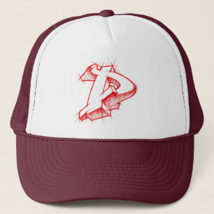 Camionero Estilo de la pintada 3d - Arrowmade D - gorra del