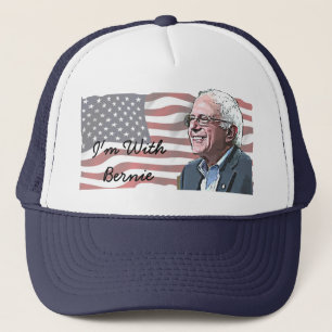 Camionero Estoy con Bernie Sanders en la gorra de béisbol