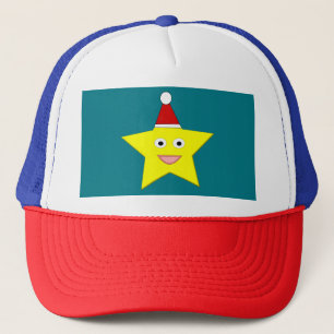 Camionero Estrella feliz de Navidades pequeños Gorra