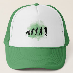 Camionero Evolución del hombre Personalizado Gorra de golf p