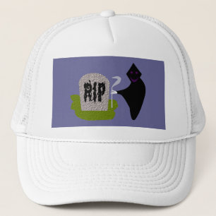 Camionero Fallecida en el Gorra de Halloween en el cementeri