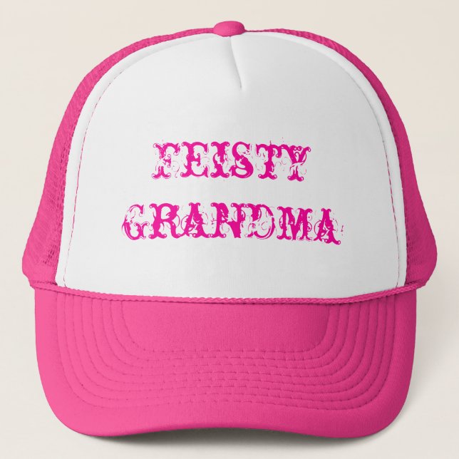 Camionero Famoso gorra lindo de la abuela (Anverso)