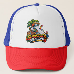 Camionero Fantasmando la divertida vida real de verano Gorra