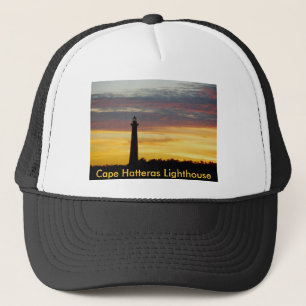 Camionero Faro de Cape Hatteras en Sunset Gorra OBX