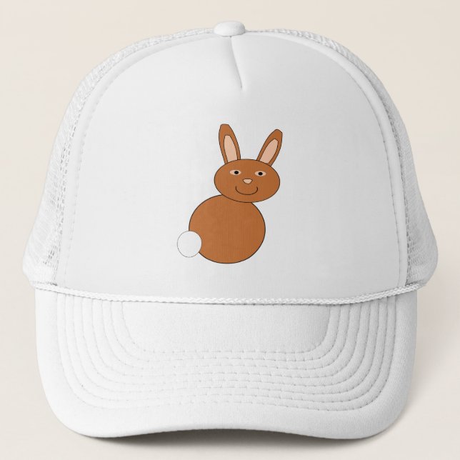 Camionero Feliz Gorra de Conejo de Pascua (Anverso)