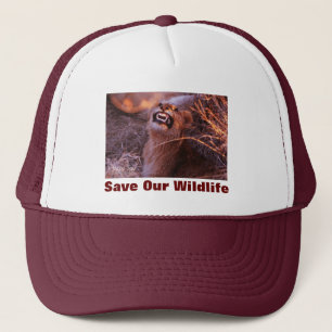 Camionero Feliz Tau Salva a nuestro Gorra de vida salvaje