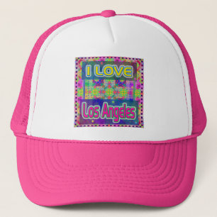 Camionero Festival de colores: Gorra "I LOVE Los Ángeles"