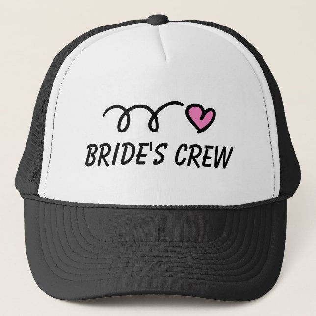 Camionero Fiesta de la novia gorra de boda o soltera (Anverso)