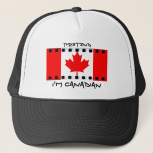 Camionero Fínjame son gorra de béisbol canadiense