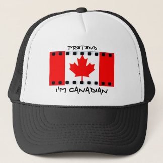 Camionero Fínjame son gorra de béisbol canadiense