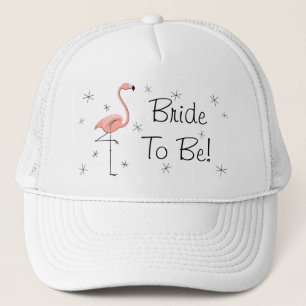 Camionero Flamingo Rosa 'Novia Para Ser!' Gorra de béisbol