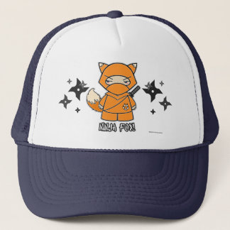 Camionero ¡Fox de Ninja! Con el gorra de Shurikens