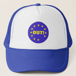 Camionero "¡FUERA!" Gorra de béisbol Brexit
