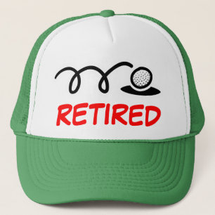 Camionero Funny gorra de golf para jubilados