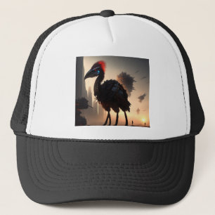 Camionero Futurista robot australiano Emu, Gorra de camioner