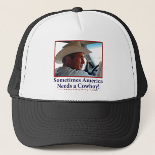 Camionero George W Bush en el Gorra de Cowboy