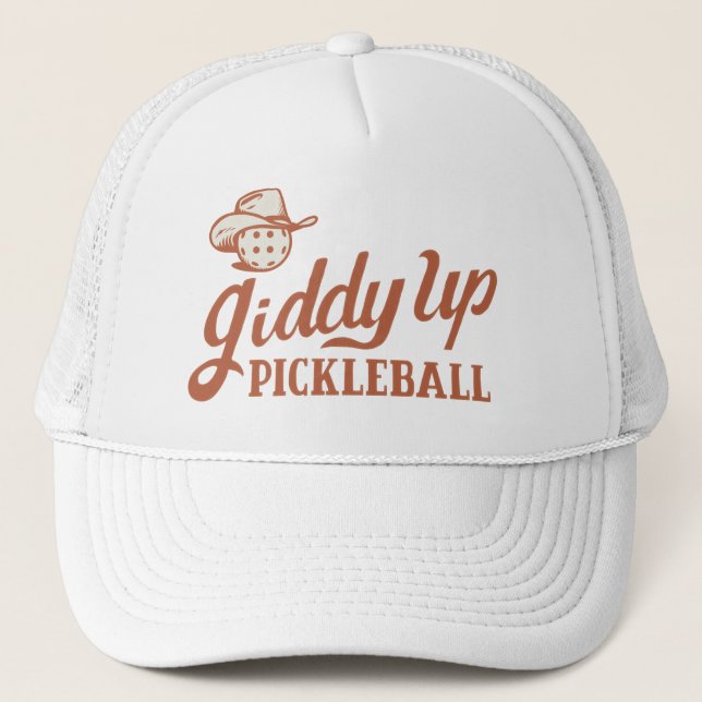 Camionero Giddy Up Pickleball - Gorra de Bola (Anverso)