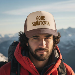 Camionero Gone Squatchin – Regalo Divertido de Bigfoot Gorra