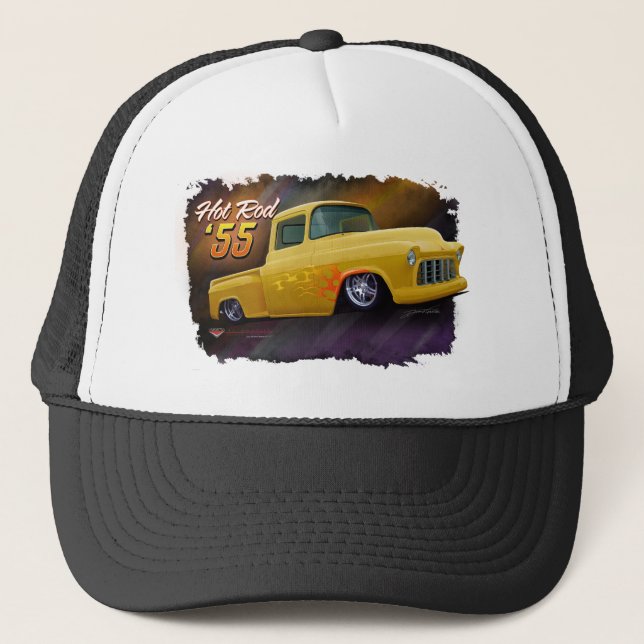 Camionero Gorra 1955 del camión de Chevy (Anverso)