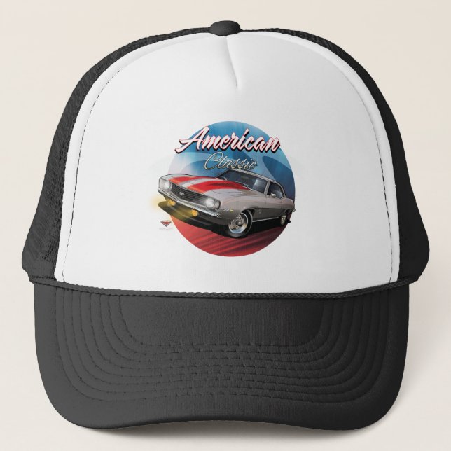 Camionero Gorra 1968 de la obra clásica de Camaro SS (Anverso)