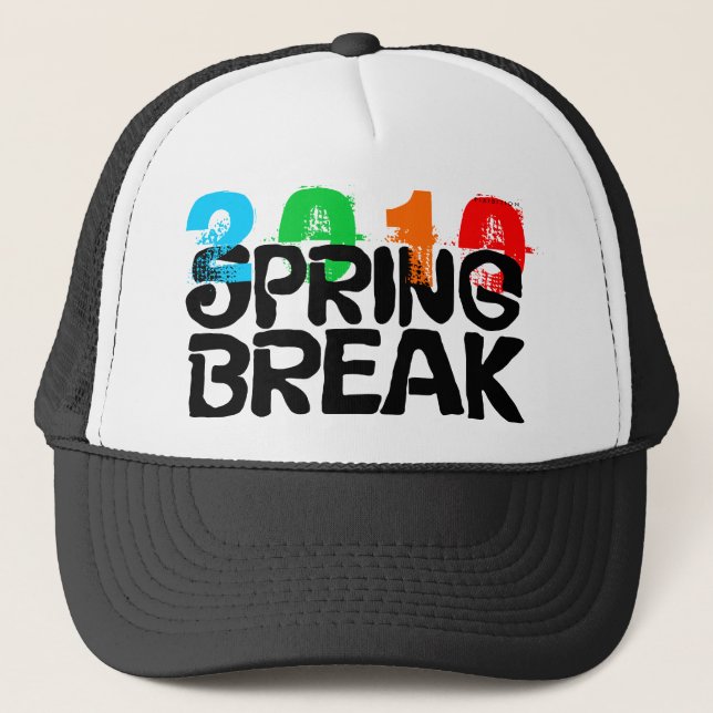 Camionero Gorra 2010 de las vacaciones de primavera (Anverso)