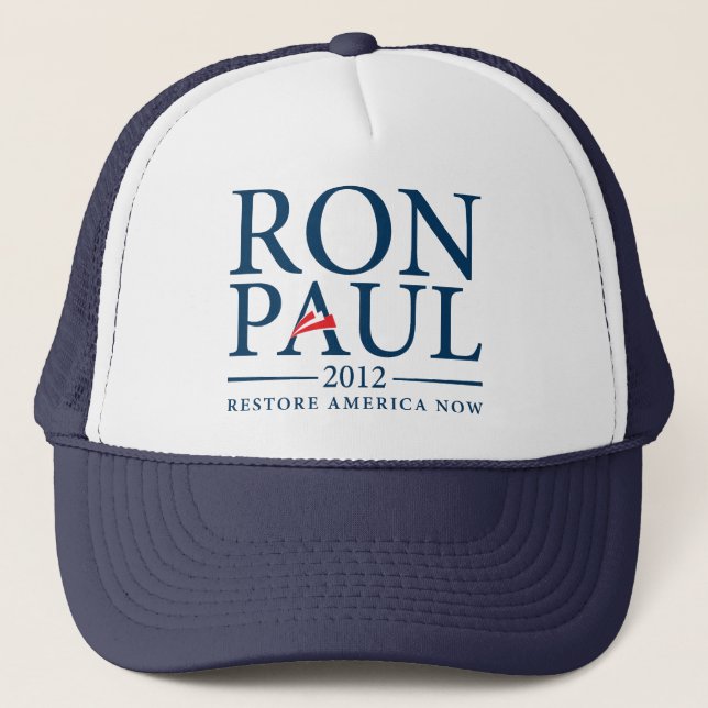 Camionero Gorra 2012 de Ron Paul (Anverso)