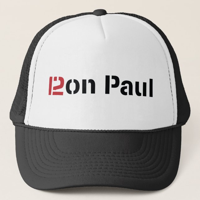 Camionero Gorra 2012 de Ron Paul (Anverso)