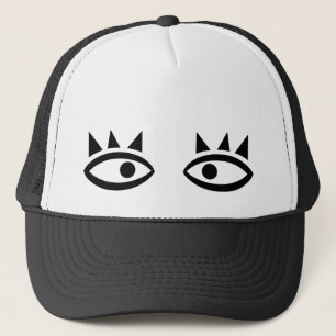 Camionero Gorra 2 de los ojos