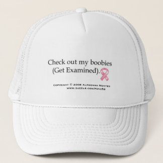 Camionero Gorra 3 de la conciencia del cáncer de pecho