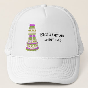 Camionero Gorra adaptable del pastel de bodas