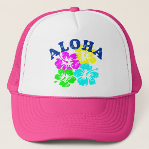 Camionero Gorra Aloha Colorful Hawaiian Flowers   Regalo de 
