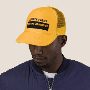 Camionero Gorra amarillo brillante del equipo de la