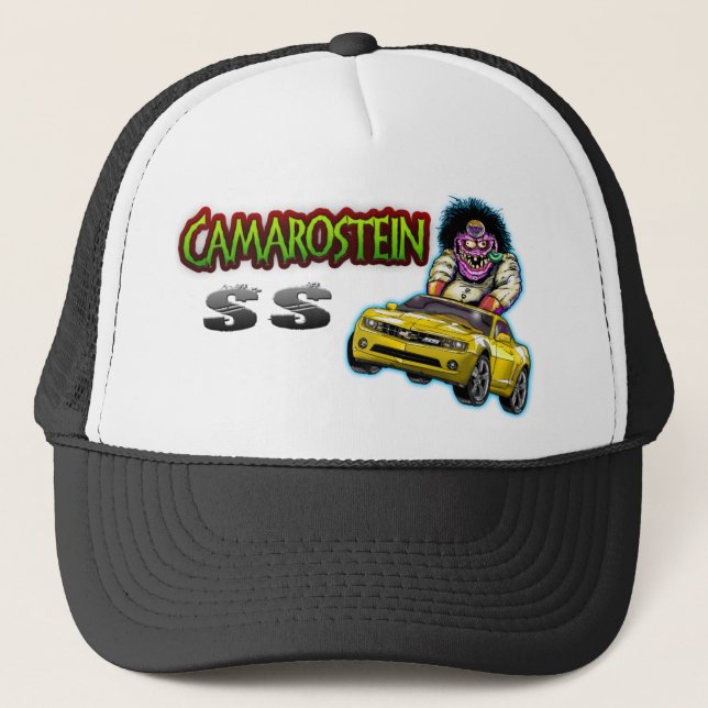 Camionero Gorra amarillo de Chevy Camaro SS (Anverso)