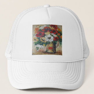 Camionero Gorra Ann Hayes pintando la mezcla de flores