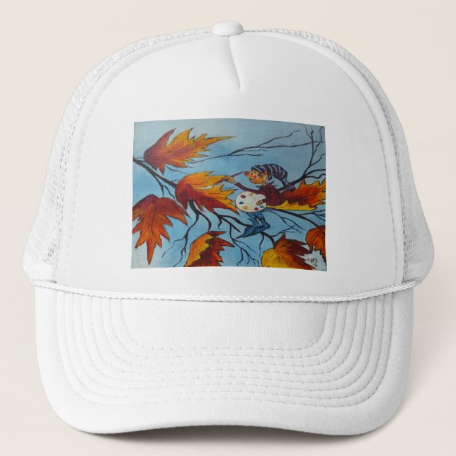 Camionero Gorra Ann Hayes Pintura de Pixie (Anverso)