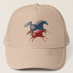 Camionero Gorra antiguo de los caballos 2