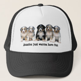Camionero Gorra australiano de los perritos del pastor